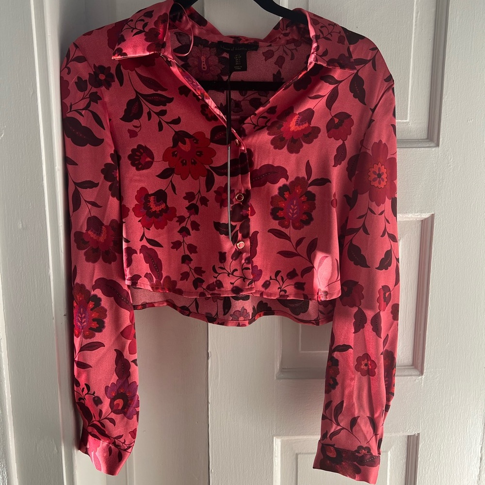 House of Harlow cropped top